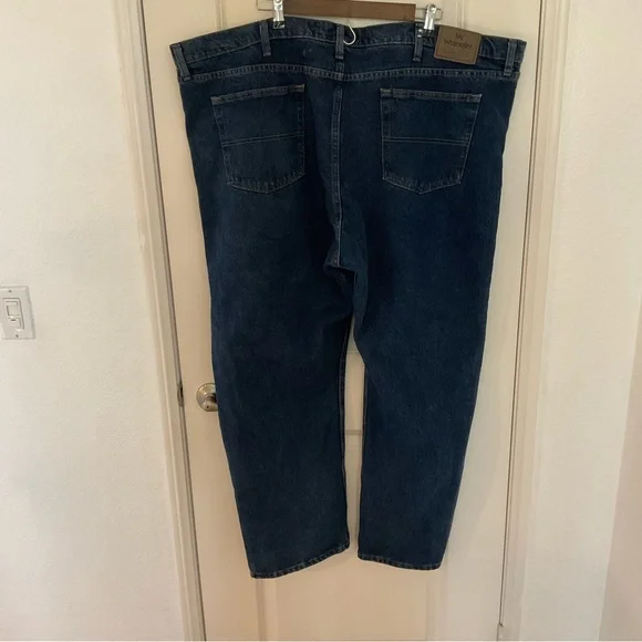 Wrangler Authentics Blue Men Jeans Size 50x30 plus oversized denim - Picture 5 of 8